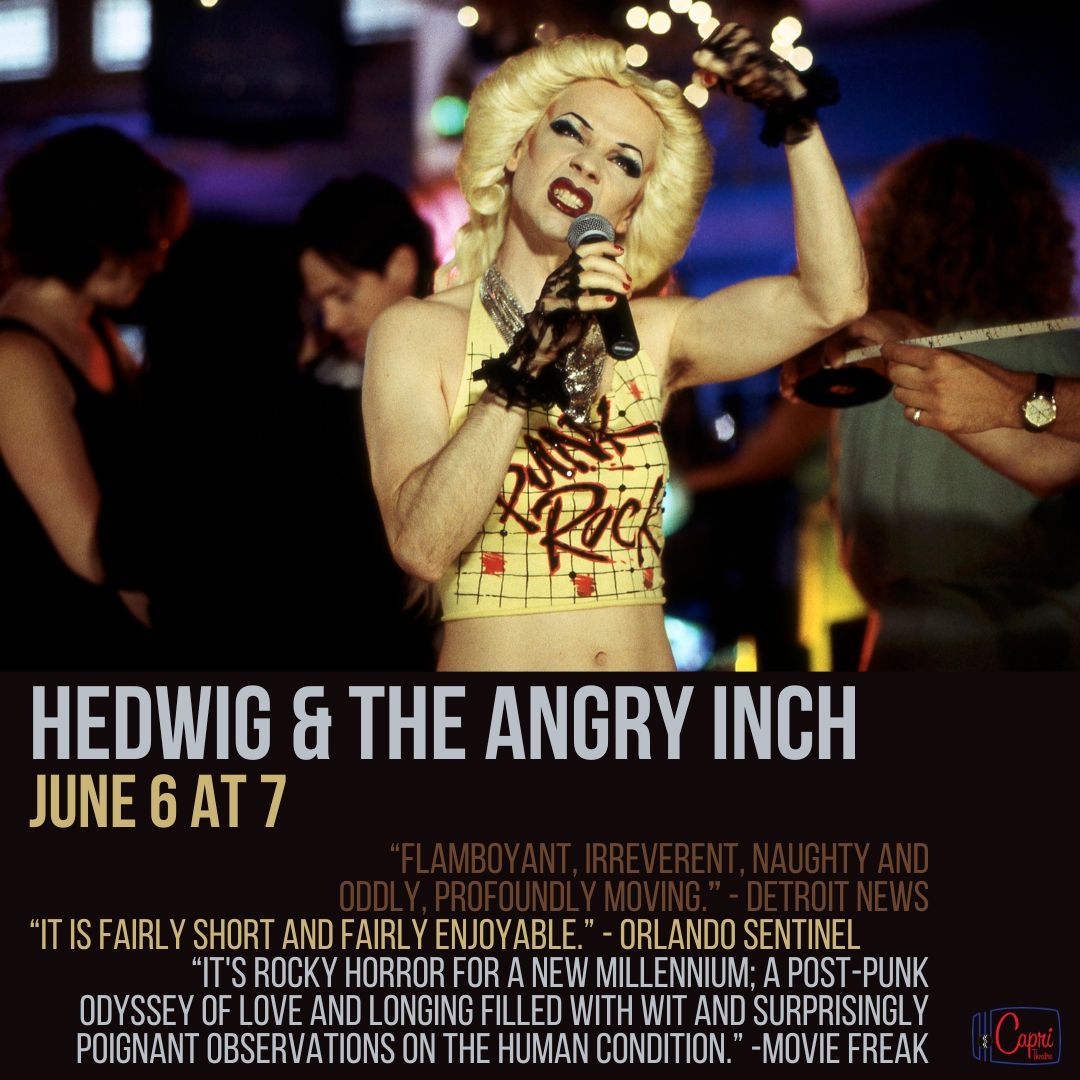 🏳️‍🌈 Hedwig & the Angry Inch 🏳️‍🌈
June 6 at 7

Kick off Pride Month with us and Hedwig & the Angry Inch!

🎟️: buff.ly/3JSAjxP