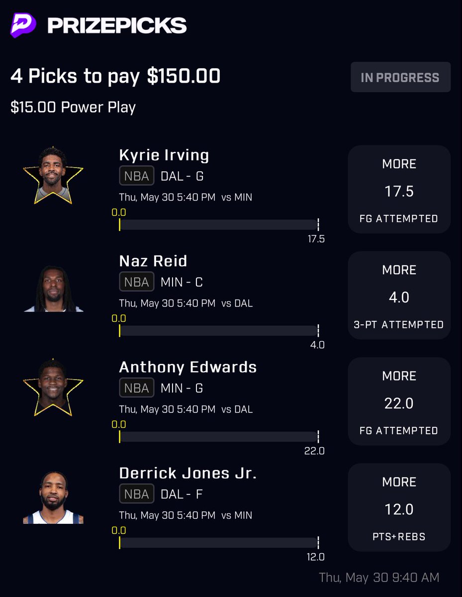 Tjsaysoo's tweet image. If this cashes drop a follow🍀 #gambling #prizepicks #freeslips #freeprop #playoffs 

Copy my PrizePicks lineup using this link: 
prizepicks.onelink.me/gCQS/shareEntr…