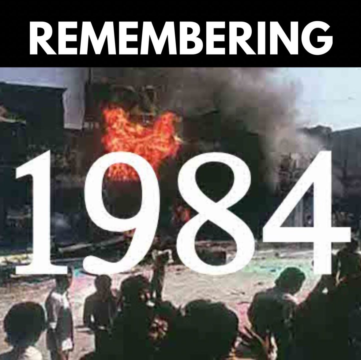 #SikhGenocide 40yrs ago on June 1st the Harmandir Sahib in Amritsar was attacked by the Indian Government, it led to the killing of thousands of Sikhs around India. I was in India in 1984. I was 11. My knowledge was limited but the damage around was visible. Still no justice.
