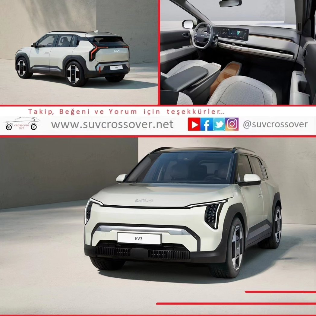 Kia EV3 kompakt sınıfın ötesinde bir elektrikli SUV deneyimi.

￼suvcrossover.net
#SUVcrossover, #carinstagram, #carsofinstagram, #osmanyavuz, #osmandannameler, #carpics, #carpictures, #electricvehicle, #electriccars, #electricSUV, #hybridcars, #keşfetteyiz, #keşfet,