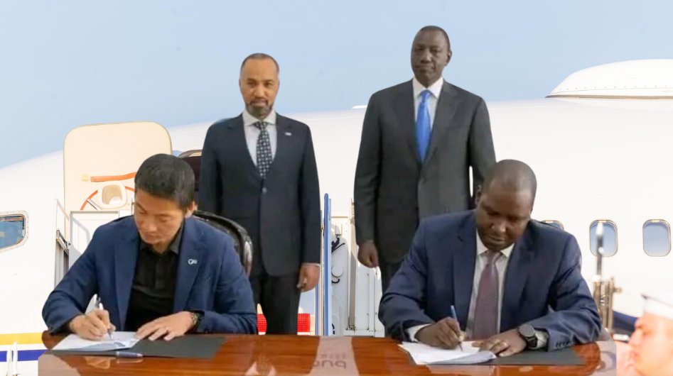 C_NyaKundiH's tweet image. Whispers are abuzz with the latest scoop on President William Ruto's lavish trip to the US following a major public uproar about the chartered Kshs. 200 million Boeing 737-700 VIP private jet.

Speaking at the National Prayer Breakfast on Thursday, May 30, President Ruto had the…