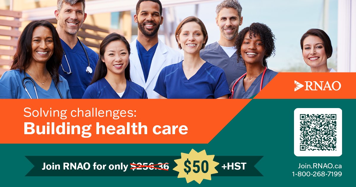 🚨ATTENTION NURSES: For a limited time, you can join your professional nursing association for only $50. ✅Professional liability protection (#PLP) is included at no extra cost. ➡️Visit: Join.RNAO.ca⬅️ #OntarioNurses @DorisGrinspun @ClaudetteHollow @LhamoDolkar2023
