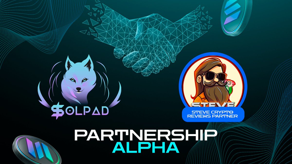 SOLPAD #SPAD | The Future Of Decentralized Funding (@solpadglobal) on Twitter photo #SolPad is thrilled to announce <a href="/SteveCryptoGems/">SteveCryptoReviews</a>
partnership with <a href="/SolPadGlobal/">SOLPAD #SPAD | The Future Of Decentralized Funding</a>
Steve Crypto Reviews is a distinguished influencer on both twitter and telegram which will now offer their services to upcoming presales and projects that reach out for marketing support.
#Solpad #SolPad is thrilled to announce <a href="/SteveCryptoGems/">SteveCryptoReviews</a>
partnership with <a href="/SolPadGlobal/">SOLPAD #SPAD | The Future Of Decentralized Funding</a>
Steve Crypto Reviews is a distinguished influencer on both twitter and telegram which will now offer their services to upcoming presales and projects that reach out for marketing support.
#Solpad