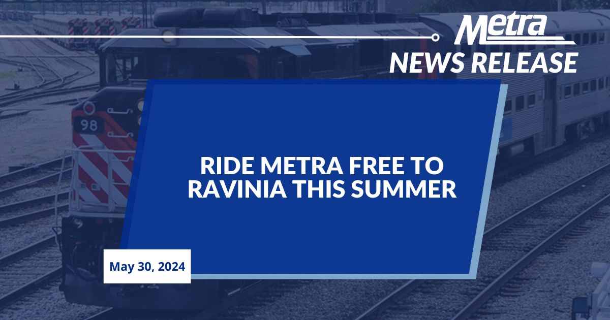 Whether you enjoy classical, pop, jazz or R&B, the Ravinia Festival has something for every musical taste. Getting to the festival grounds has never been more convenient or economical thanks to a continuing partnership between Metra and Ravinia Festival. metra.com/newsroom/ride-…