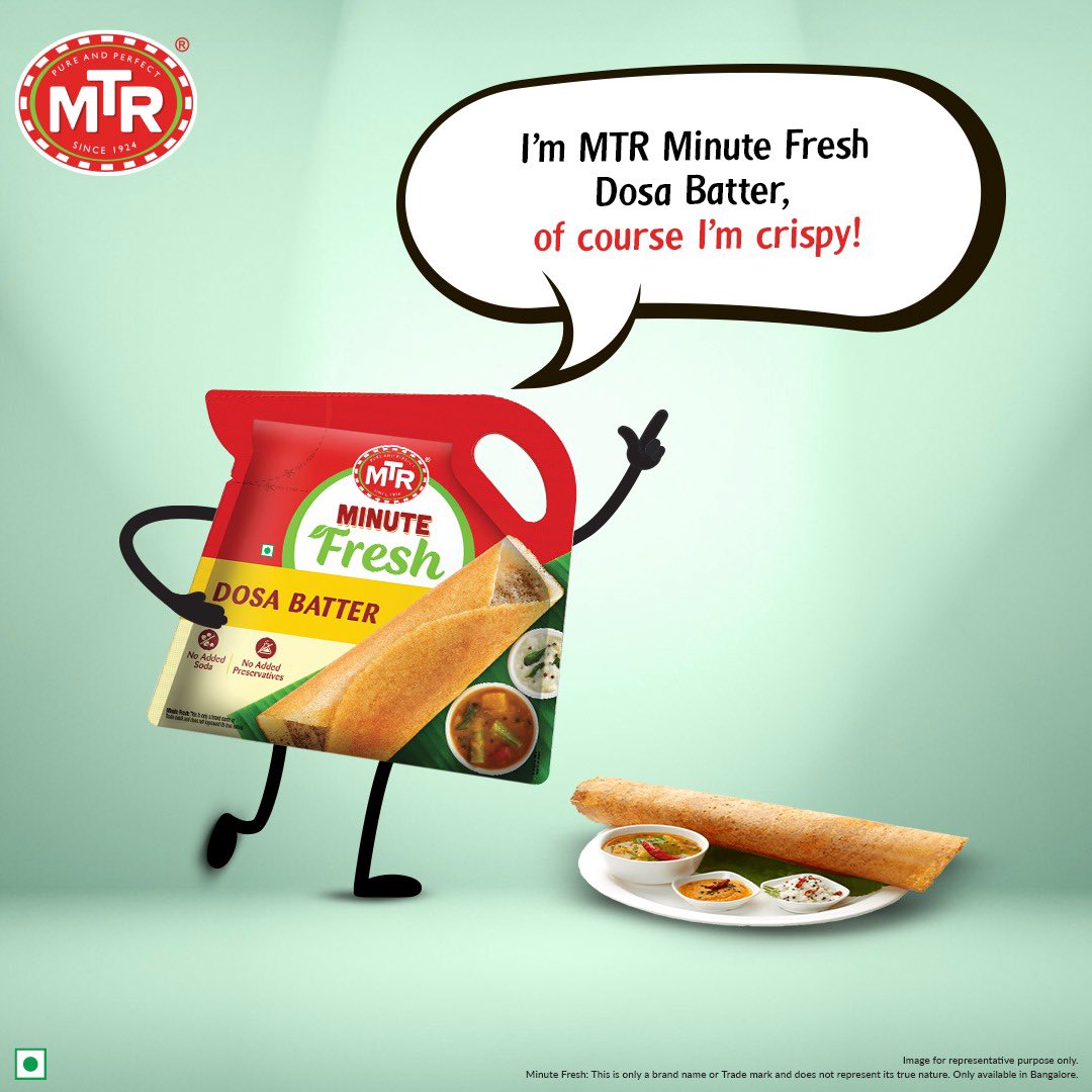 I’m a Bengalurian, of course I keep MTR Minute Fresh Range handy in my kitchen!

#mtr #mtrminuterange #mtrdosabatter #mtrmalabarparota #mtrakkiroti #mtridlibatter