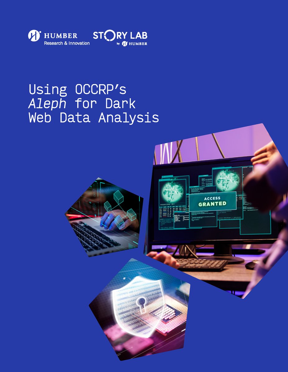 Data breaches have flooded the dark web with information of immense public interest. A new guide from Humber College’s Storylab, @Humber_Research, shows how to use OCCRP's @alephdata to navigate dark web data dumps safely & effectively. Your FREE copy: humberstorylab.ca/projects/gener…