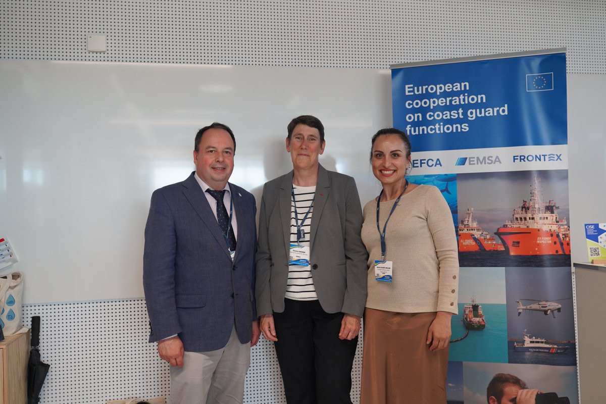 Wrapping up a fantastic first day here in Svendborg! 🎉 Don't forget to stop by our Booth, where we'll be informing you about all the activities & projects under the EU cooperation on coast guard functions.🌊🎣🛟 See you tomorrow! 👋 #EUAgencies #SustainableFisheries #EMD2024