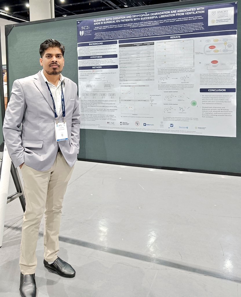 c_tilendra's tweet image. Attending ATS 2024 @atscommunity this month was exciting and a great experience. Presented our works on Sepsis, ARF and ARDS. Such a big conference showcasing advancements in science and technology for global respiratory health. Thanks for the opportunity @rkamaleswaran #ATS2024