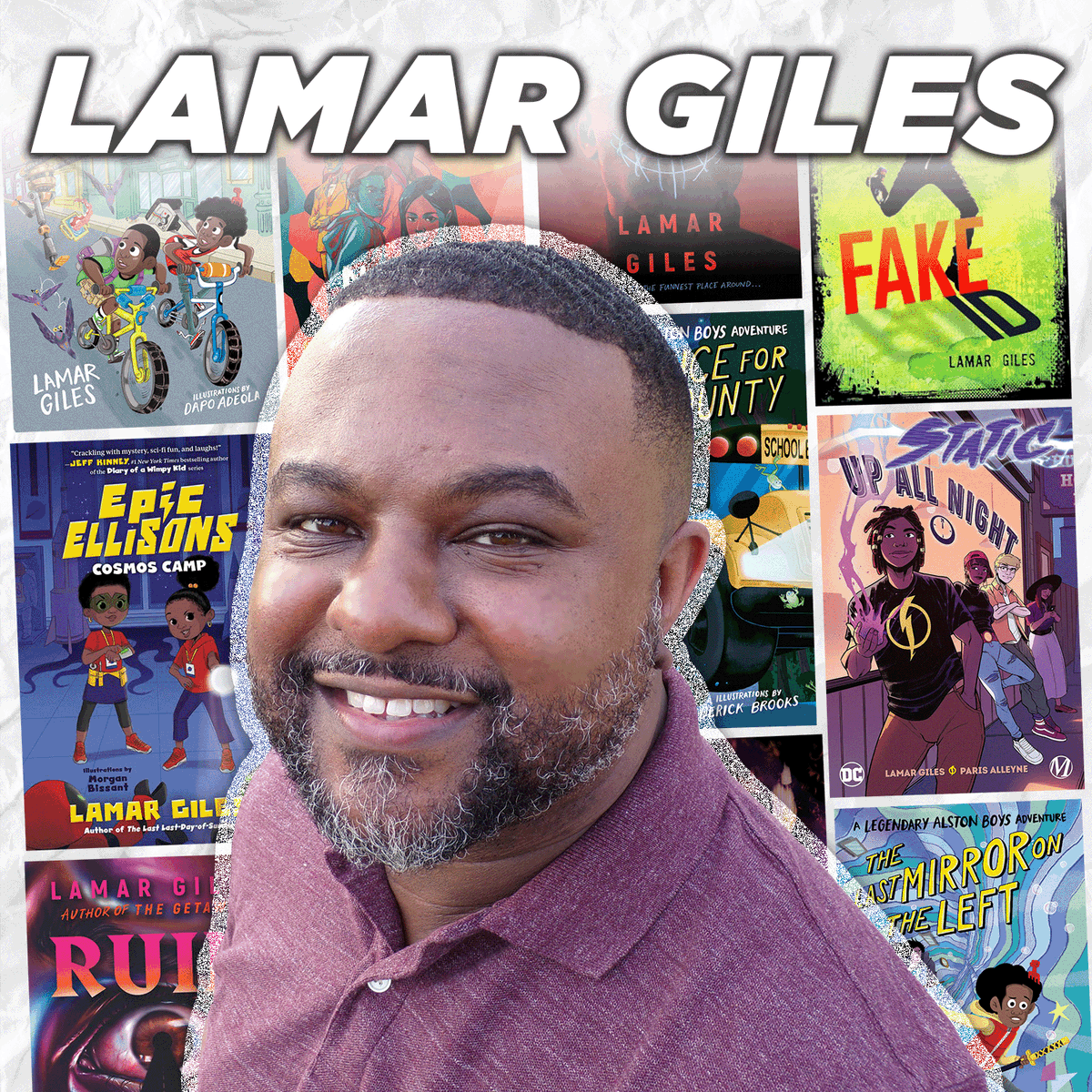Lamar Giles and Paris Alleyne blew me away with Static: Up All Night last year. So it's only right that I brought @LRGiles  to the podcast to talk about it.  
Listen as we talk about Lamar's lifelong love of reading, Middle Grades authors that inspired him, his exploration of