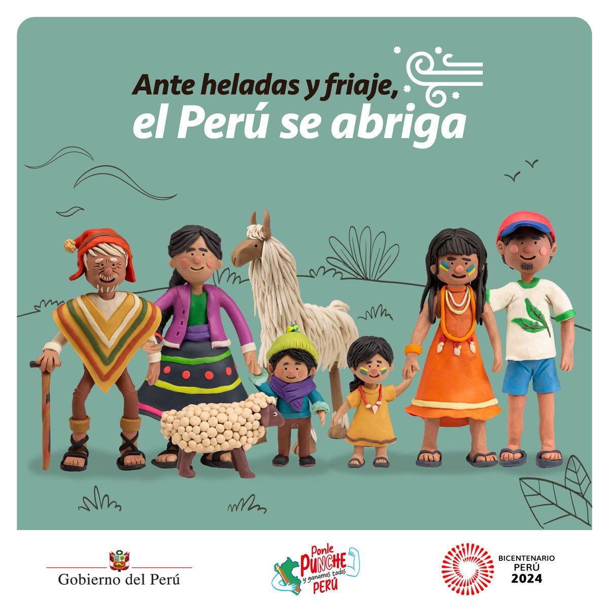 Gobierno trabaja para proteger a nuestros hermanos de las heladas y el friaje. ¡Estamos comprometidos! 

#ElPerúSeAbriga
#PonlePunchePerú