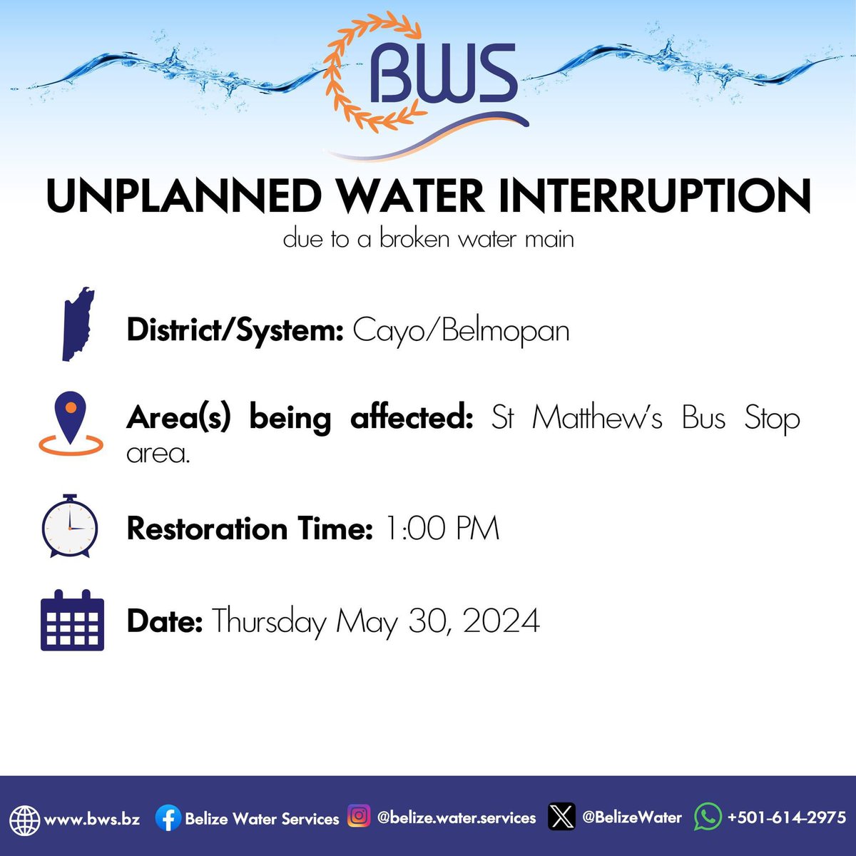 Belize Water Services tweet media