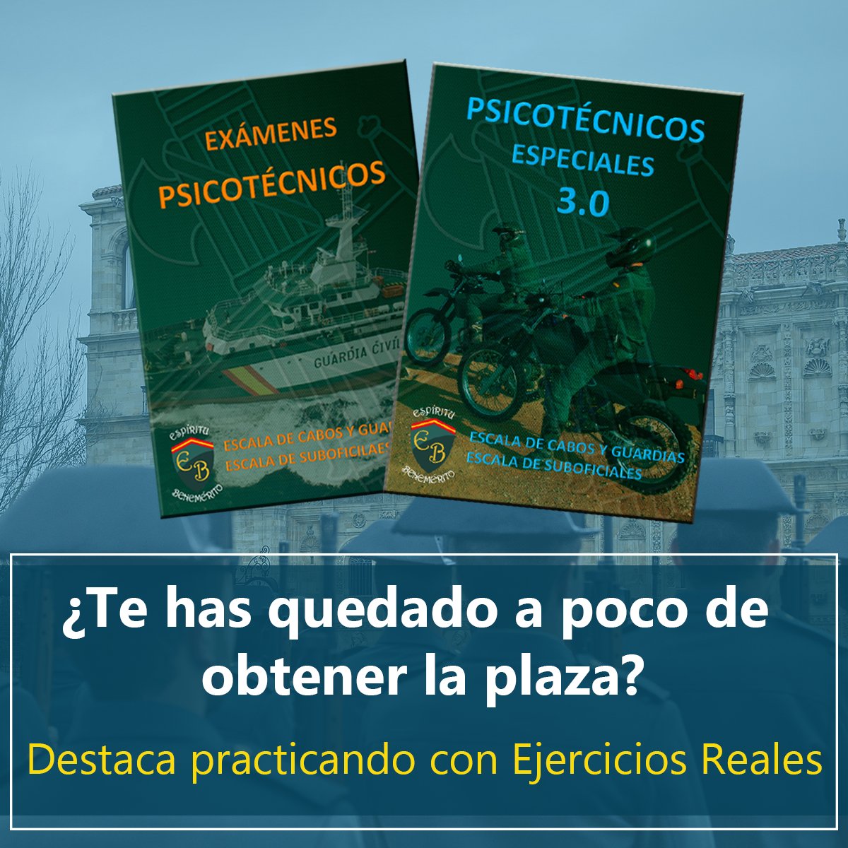 ¿Quieres destacar en Psicotécnicos? No lo dudes y practica con Ejercicios de convocatorias anteriores👮🏻‍♀️💚👮🏻‍♂️Entra en👇🏻
espiritubenemerito.com 

#EspirituBenemerito #guardiacivil #ingresogc #oposicionguardiacivil #opositorgc #futurosguradiaciviles  #aporla130 #objetivobaeza #OpoGC