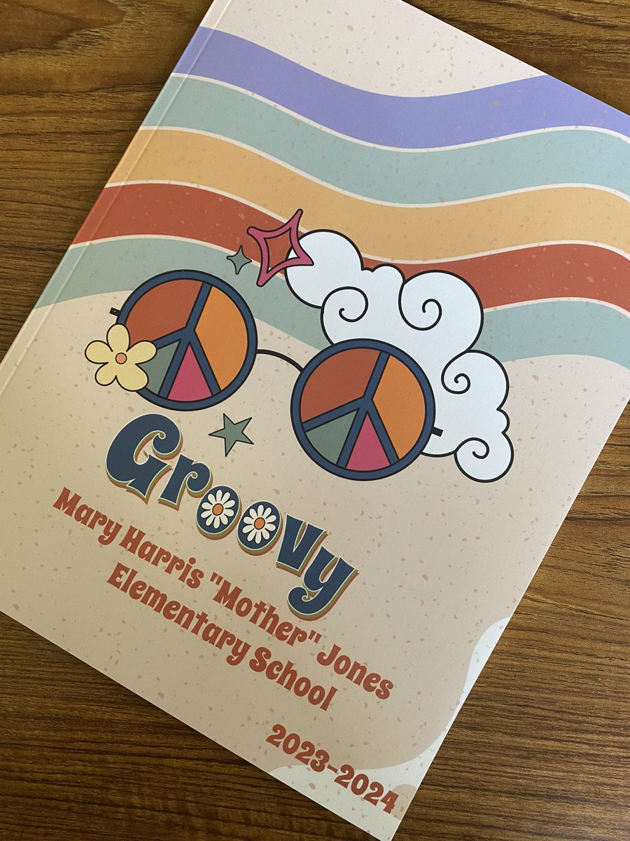 Yearbooks are here!! The students did such a great job picking our cover this year. We had a GROOVY year! 🪩✨ <a href="/Treering/">Treering</a>