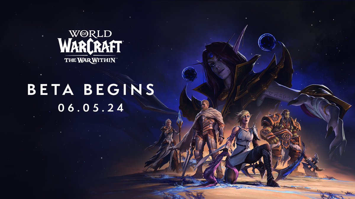 The War Within Beta begins next week!

Sign up for the beta opt-in or pre-order the Epic Edition for guaranteed access.

Learn more: blizz.ly/4542pzM