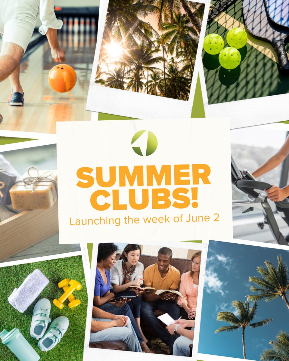 Looking to connect, have fun, and meet new people this summer? Check out our Summer Clubs! Whether you're new to the church or a long-time attendee, there's a spot for you. Just let us know you're interested!

#ChristJourney #SummerClubs #FunAndFaith #Community