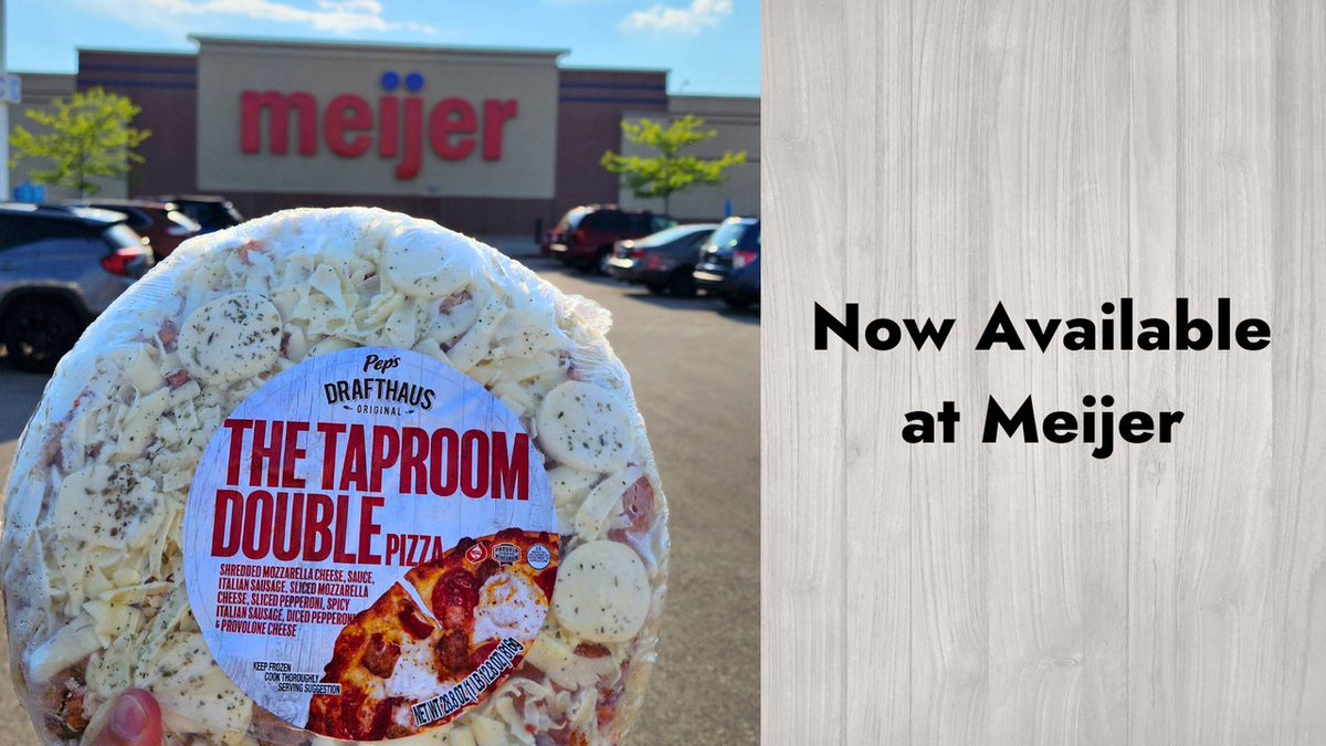 📣 Attention Meijer shoppers: there's BIG toppings and even BIGGER taste in the freezer section. 🍕 

Find a store near you: bit.ly/44IgrqH 

#pepsdrafthaus #drafthauspizza