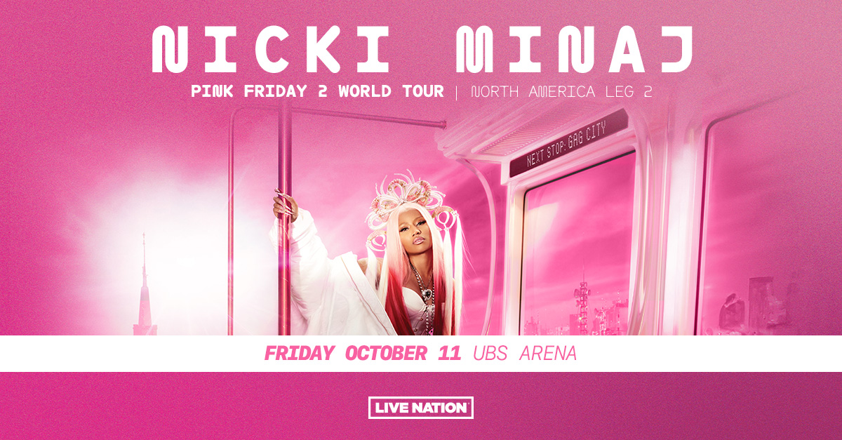 BARBZ!! Presale tickets available now for @NICKIMINAJ's return home to Queens, NY this October. Use code UBSARENA 💕 🔗 go.ubsarena.com/3wYf6j9