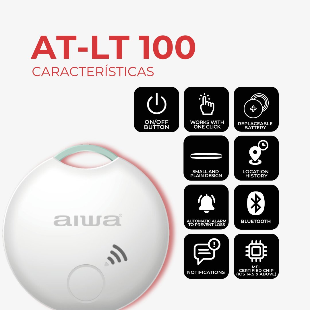 aiwa_es's tweet photo. Os presentamos nuestros dos modelos de Tracker Tag. Encuentra fácilmente tus objetos personales en segundos y di adiós a las búsquedas interminables🔑📱
#AIWA #aiwaeurope #SMARTLive #TrackerTag https://t.co/s9boOaGSgH