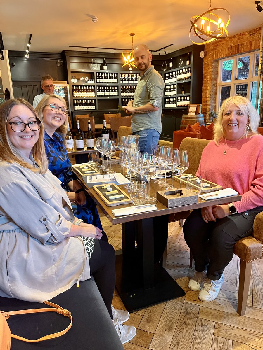 An evening social event at #ManningsHeathGolfClub with vineyard tour, followed by wine and cheese pairing, in the refurbished wine lounge, the team had a lovely time! #WellbeingAtWork #funatwork #workplaceculture #healthandsafetyconsultancy #workplacewellbeing