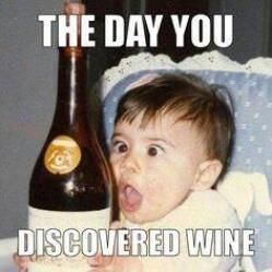 The day you discovered wine...