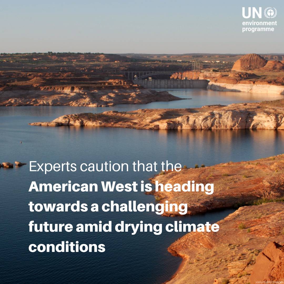 Experts warn that two of the largest reservoirs providing water and electricity to millions in the Western US are in danger of reaching 'dead pool status' due to climate crisis.

Ahead of #WorldEnvironmentDay, get the full story: unep.org/news-and-stori…
