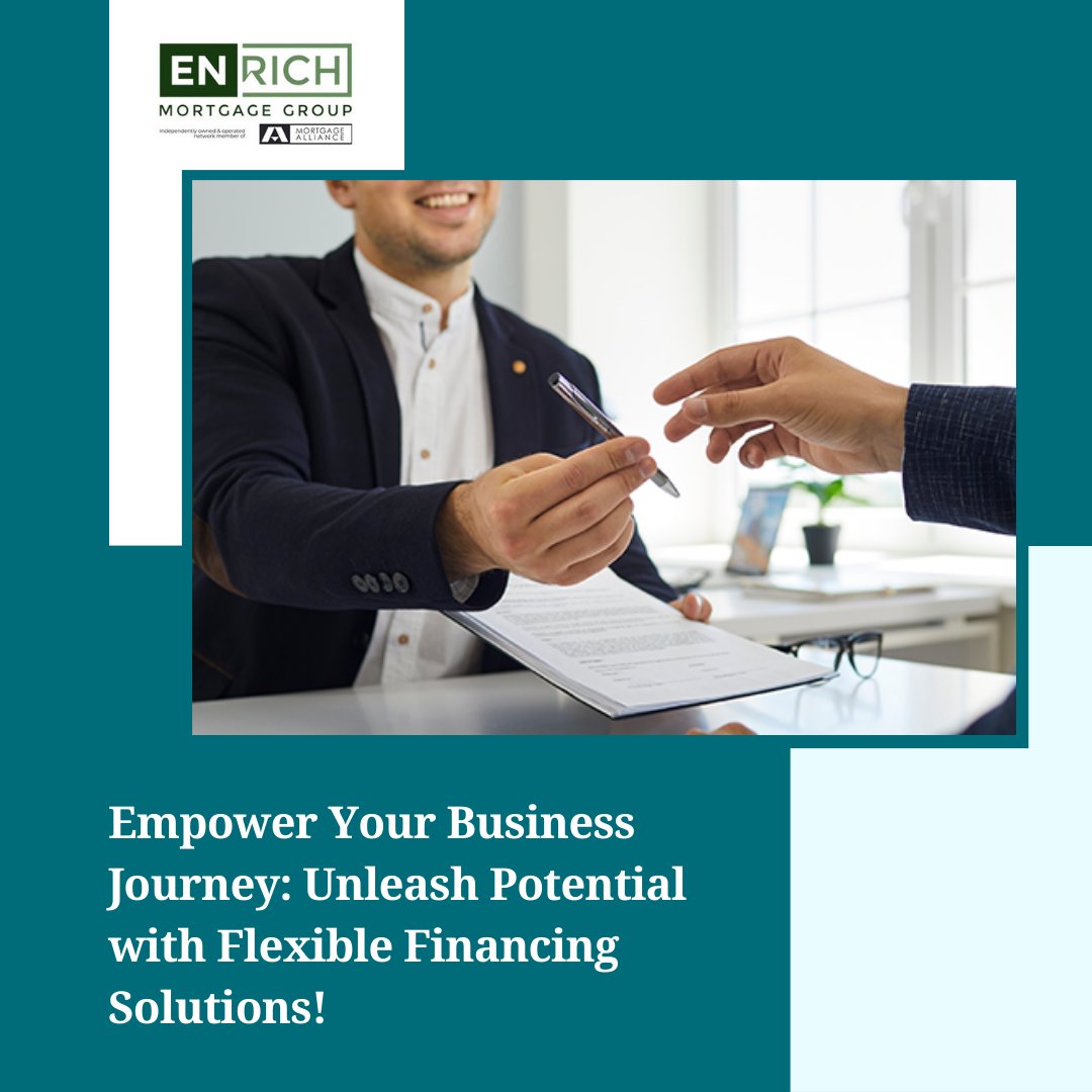 Empower Your Business Journey: Unleash Potential with Flexible Financing Solutions!

#businessempowerment #businessgrowthgoals #financialempowerment 
#businesssuccessstartshere #flexiblefinancing #mortgagealliance #mortgagebroker #mortgagerates #mortgageoptions