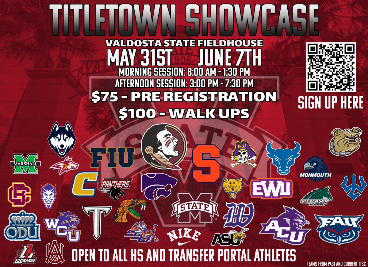 PRE-REGISTRATION FOR TITLETOWN SHOWCASE #1 HAS OFFICIALLY ENDED‼️

WE WILL STILL ACCEPT WALKUPS AT THE DOOR ($100)💰

SEE YALL IN THE AM😎

#WTS