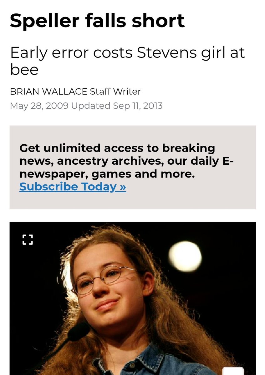 Fifteen years ago I embarrassed myself on ESPN dot com live streaming but the entire experience was overwhelmingly worth it and I highly recommend the National Spelling Bee to all nerdy children. (The 2024 finals take place tonight!)