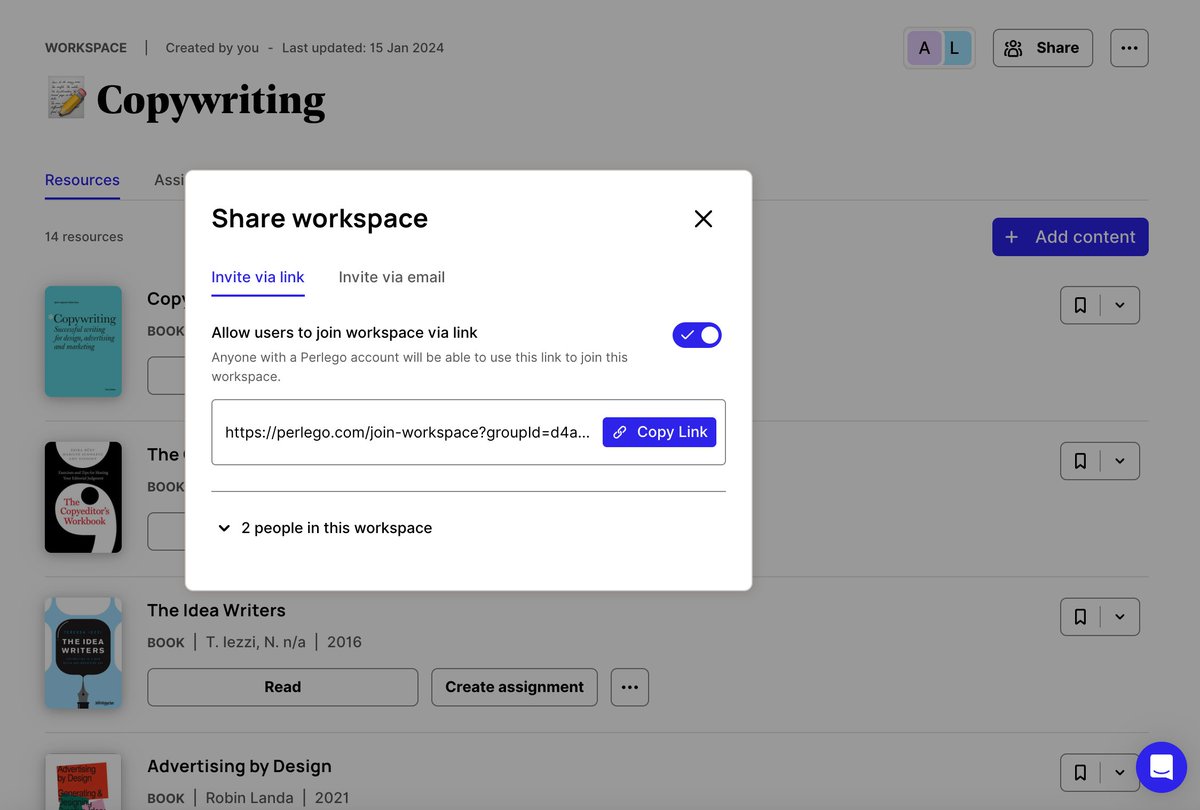 perlegobooks's tweet photo. @rroyal110 @teachsteven @CNewmanTeach We love this idea! You could even create a shared reading group Workspace 😎📚😉 https://t.co/mGhr07EnSv