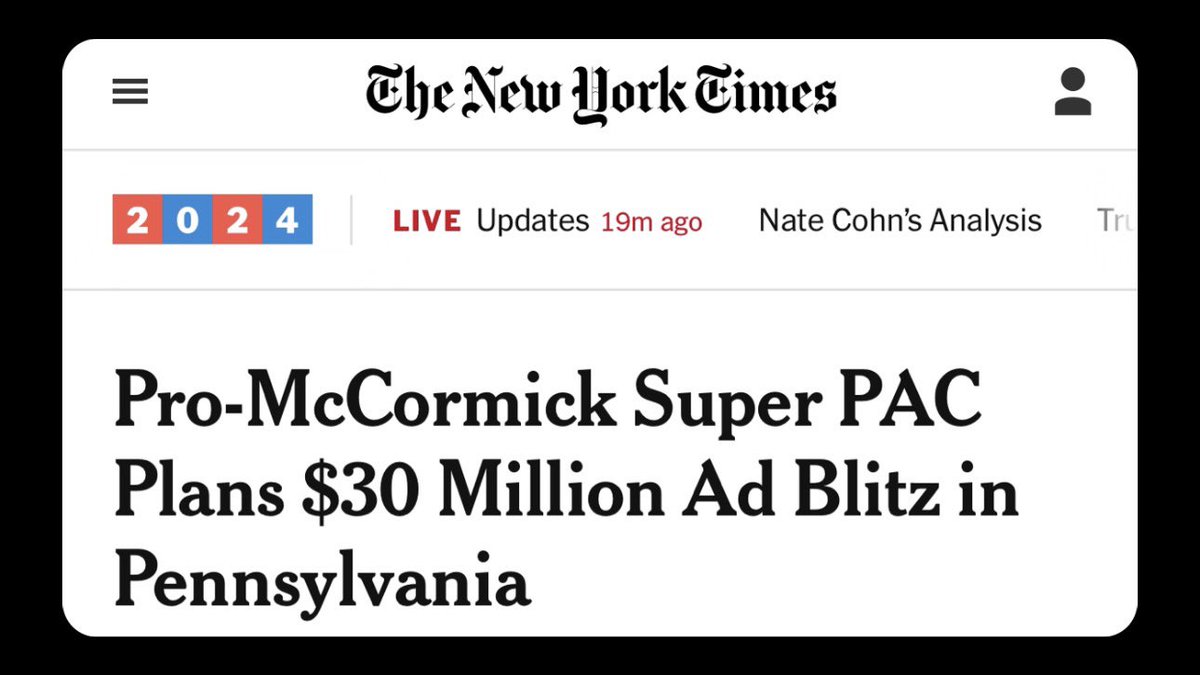 POV: you realized lying to Pennsylvanians wasn’t enough, so you turn to billionaire backers to help out🤷‍♂️