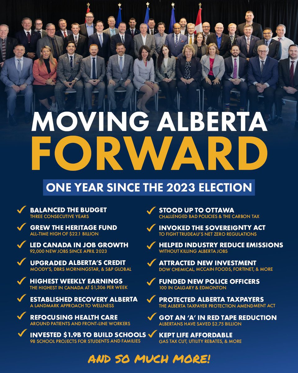 Big day at the Legislature yesterday as we wrapped up a productive spring session and celebrated the one-year anniversary of our UCP government being re-elected. I’d like to thank my UCP colleagues for their commitment to Albertans and our province, and to the residents of