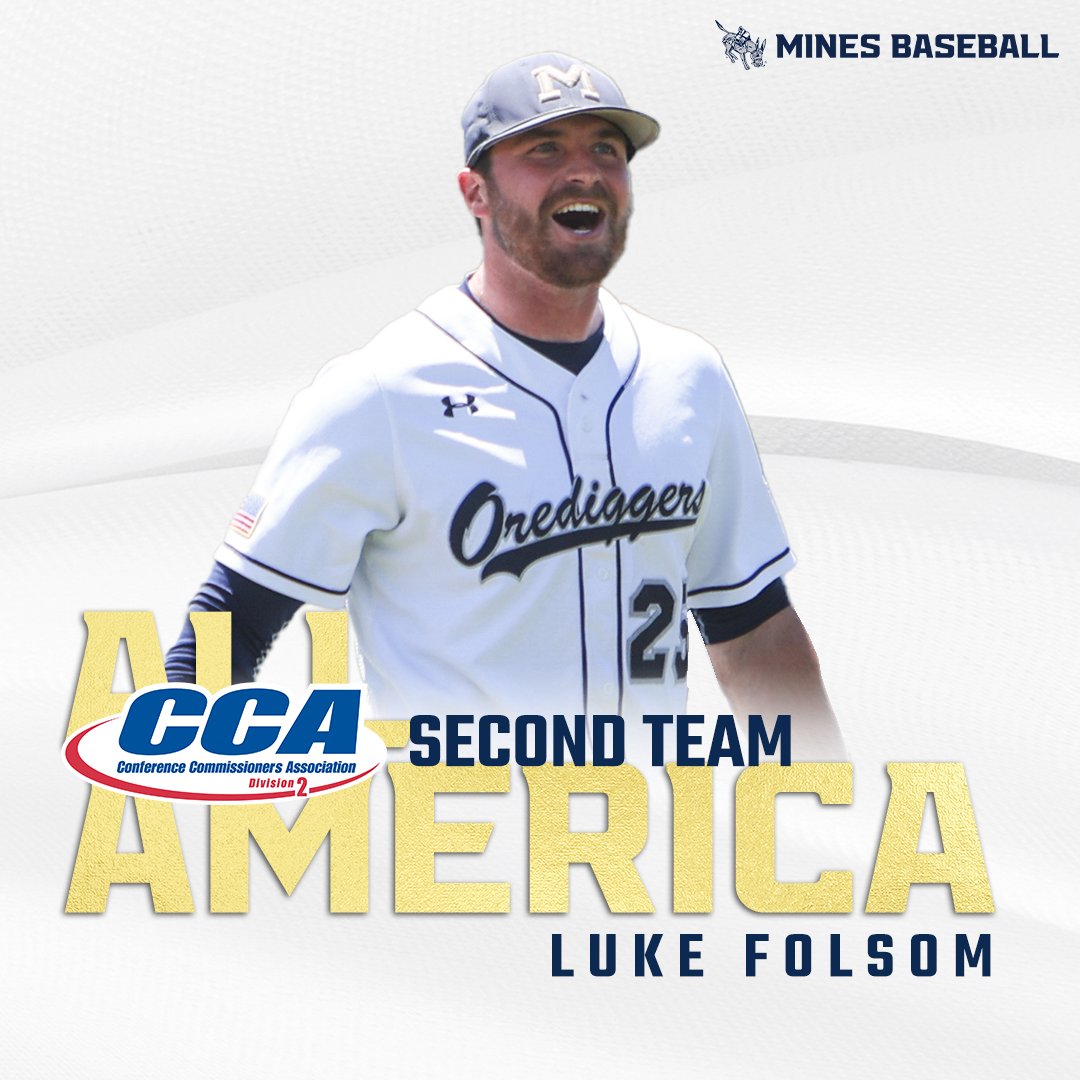 Luke Folsom made history for @OrediggersBSB on Thursday, earning the fourth all-American award of his career thanks to second-team nod from the D2CCA. #HelluvaEngineer

📰 minesathletics.com/news/2024/5/30…