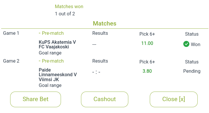 My Guys,,, Congratulations in advance if you placed the slip on Goal Range 💥💥‼️,,, Waiting for the last 🎮🎮💯‼️‼️,, Leo mambo ni vulaai 💯‼️,,One more pending Slip waiting congratulations by morning Link👉maybets.com/share/MG9TU