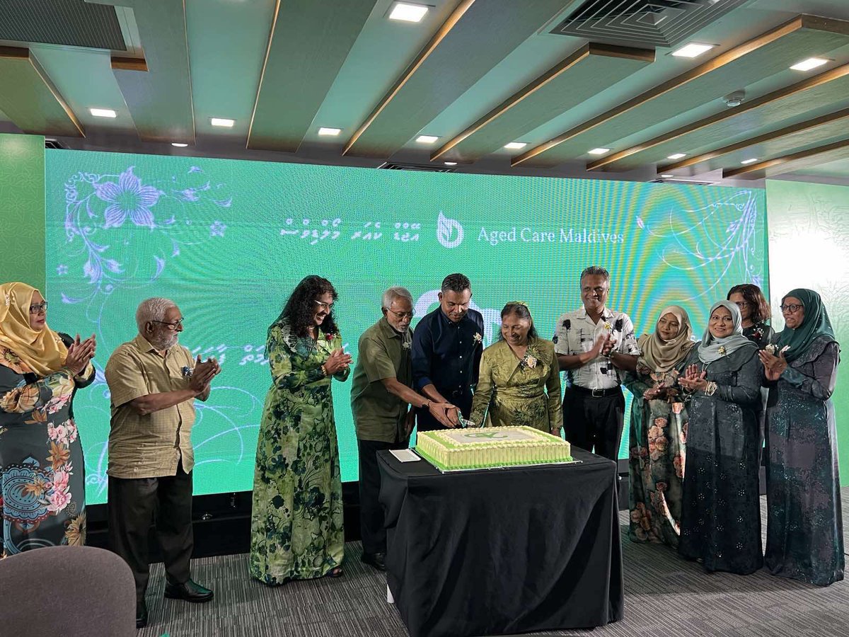 AgedCareMv's tweet photo. @AgedCareMv Celebrating 20 years of dedicated work. We are as ever committed to promoting healthy ageing in our community. Taking this opportunity to appreciate everyone who've contributed to making a difference in the community with Aged Care Maldives. https://t.co/mHKuL4puoS