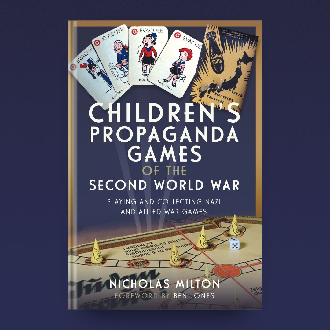 #NewBook 📖 - Children’s Propaganda Games of the Second World War This book features a large selection of different games produced by the British, Germans and Americans and tells the stories behind their wartime propaganda 🃏🎲 🛒 buff.ly/3ws4VTG