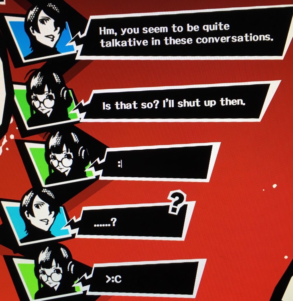 this is still one of my favorite yusuke and futaba interactions ever