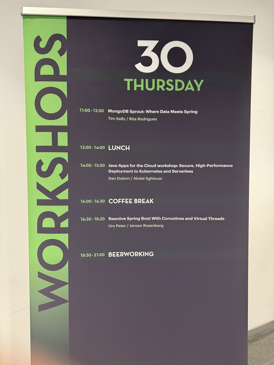 jeroenrosenberg's tweet image. Join us right before beerworking! #springio24 #spring ♥️ #kotlin