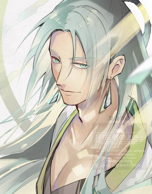 #みなさん2年前の今頃はどんな絵描いてましたか夏越の祓とお盆の擬人化を描いていました! 