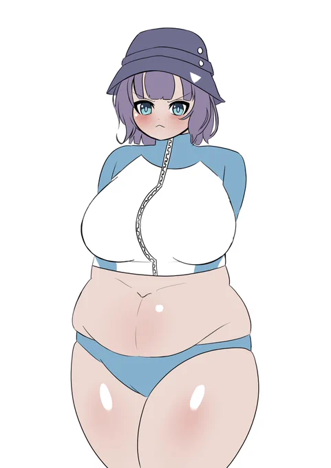サキちゃんのお腹だらしなさそう