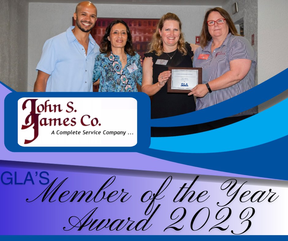 📜 We are thrilled to be named GLA Member of the Year 2023! Huge thanks to @glanetwork for this honor. Our COO Jill James and International Transportation Manager Ahmed Laguetar proudly accepted the award in Cancun. #Logistics #FreightForwarding #GLA #Award #JohnSJamesCo 📜