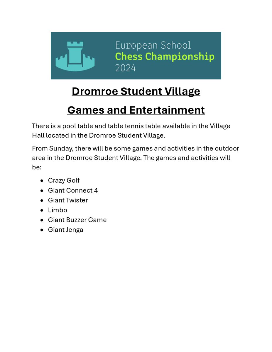 European School Chess Championship 2024 tweet media