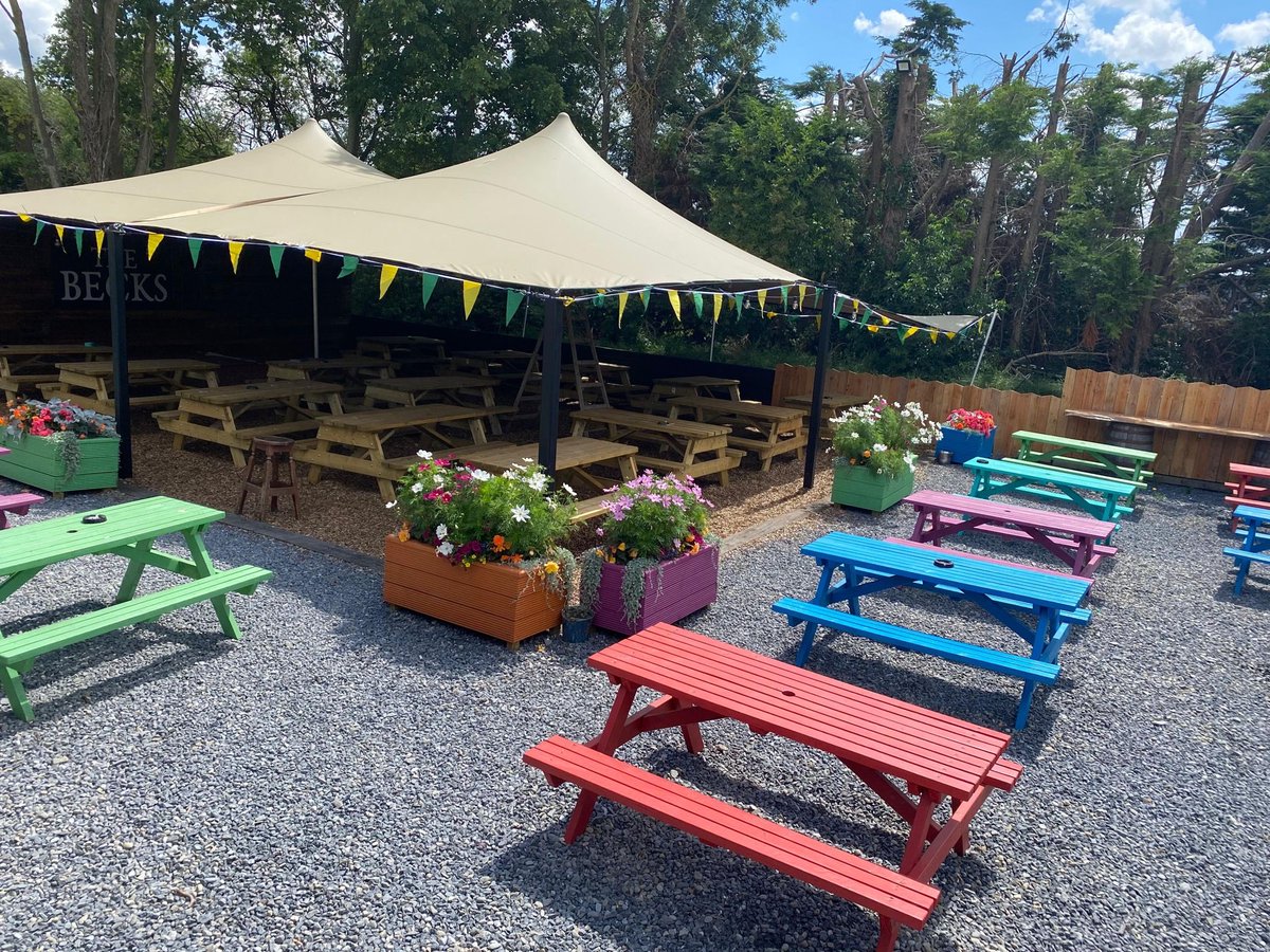 THEBECKS_'s tweet photo. Beer Garden - Bank holiday ready

#beergarden #bankholiday #livemusic #weddingday2  #countymeath https://t.co/DND1omatWO