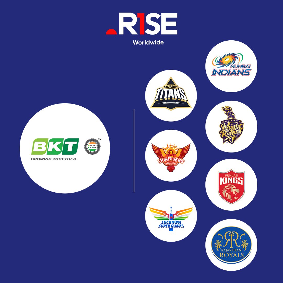 Pleased to announce that we successfully facilitated 9 collaborations for @JioCinema and 6 Back of Jersey partnerships for @BKTtires . Along with an official partnership with the Mumbai Indians. 

#RiseAsOne