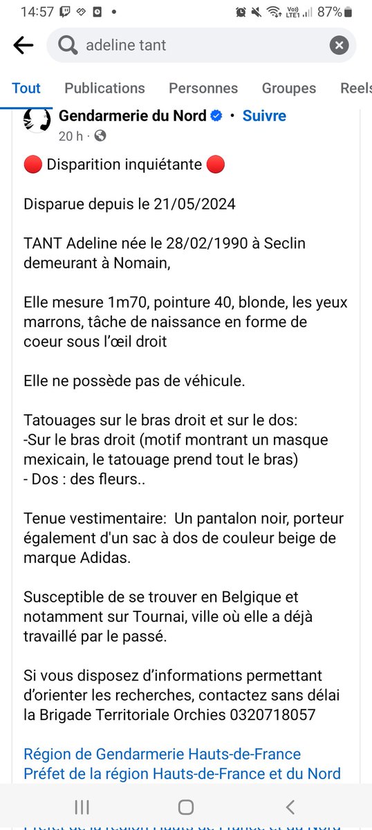 BenjaminMoun's tweet image. Pas l'habitude de demander sa mais ces une personne que je connaît si les  gens du nord vous pouvez partager svp
