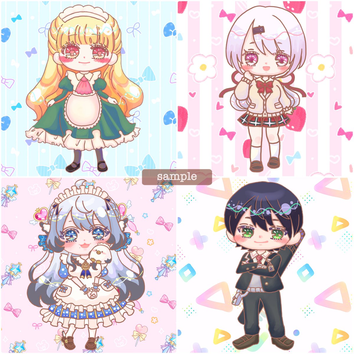 RP
お仕事の幅を増やしたい！と思い、デジタルSDイラストの受注を開始しました🌼
色鉛筆で描くアナログイラストも変わらず制作していきますが、こちらも以前よりチャレンジしてみたかったお仕事のひとつです…！
どうか温かい目で見守って頂けると嬉しいです🙏🏻✨
#SDキャラ #イラスト依頼