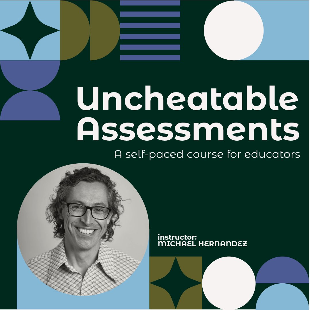 Excited for a special announcement next week...

bit.ly/UnCheatableNot…

#UncheatableAssessments #education #Professionaldevelopment