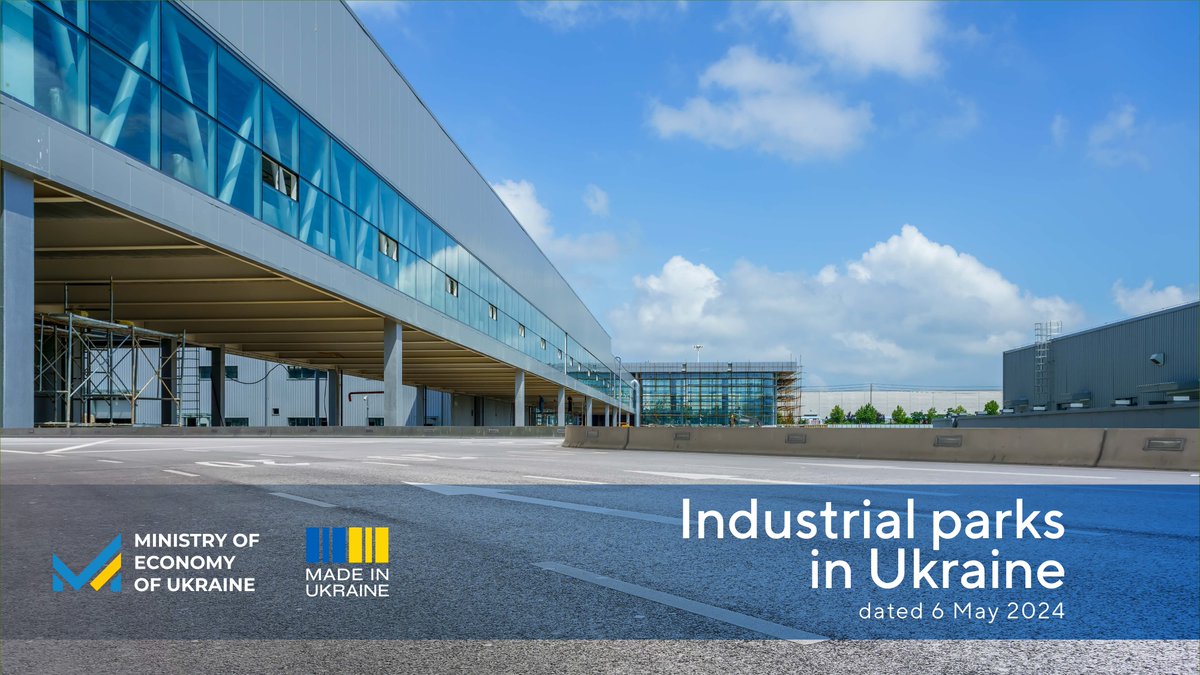 Svyrydenko_Y's tweet photo. Finding 🇺🇦 industrial parks just got easier! Our new English catalogue 👉 https://t.co/5LyH6X0RuR streamlines your search with details on location, infrastructure, and incentives. Industrial parks are key to driving growth and regional development.
#InvestInUkraine https://t.co/OSkURpydyP