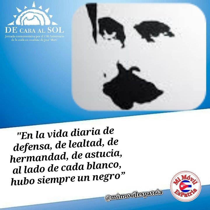 'Hombre es más que negro, más que blanco, más que mulato,dígase hombre y ya se dirán todos sus derechos y deberes'