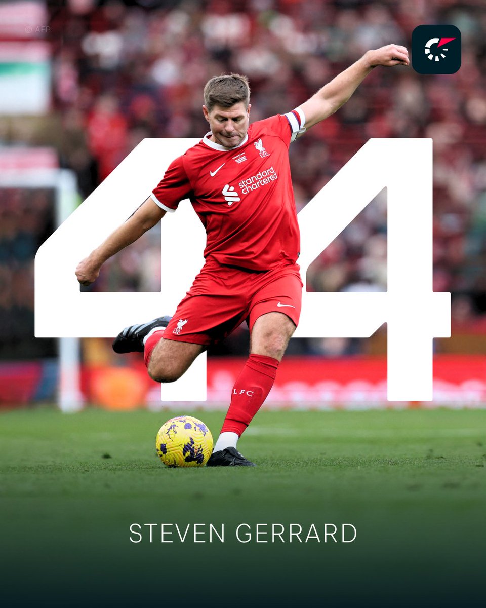 C'est l'anniversaire de la légende de Liverpool Steven Gerrard 🔴