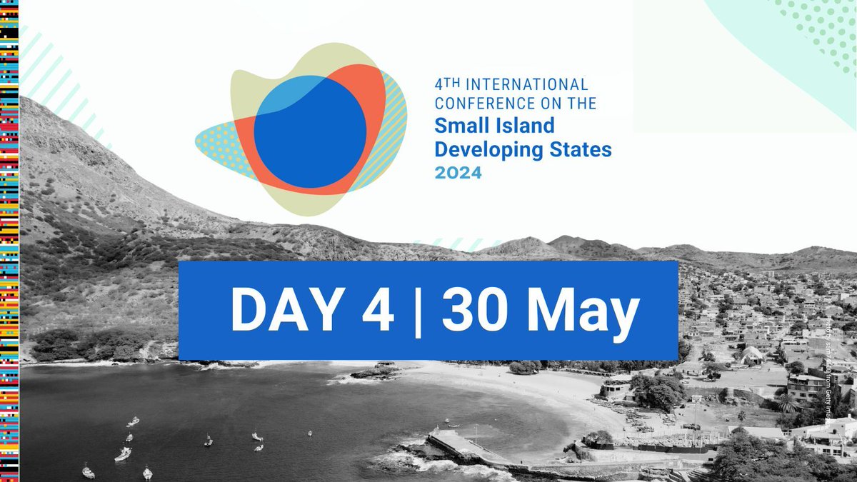 Today is the last day of #SIDS4 World leaders will adopt a bold, new plan of action for the future of Small Island Developing States. Don't miss out! 👉🏽 Join in live : buff.ly/3wAoSrq